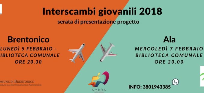 Presentazione Programma Interscambi Giovanili Provinciali