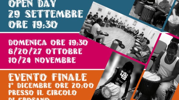 Laboratorio Di Percussioni Africane In Partenza A Crosano – Brentonico!