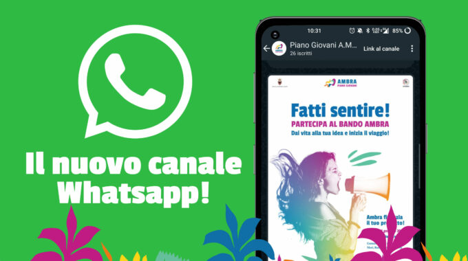 IL NUOVO CANALE WHATSAPP!